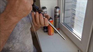 Очистка пистолета от засохшей пены  и повторное использование балона с засохшей пеной