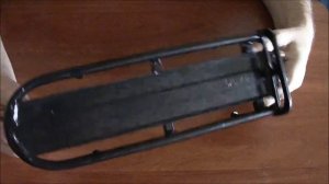 Вело-багажник лёгкий,практичный,быстросъёмный.