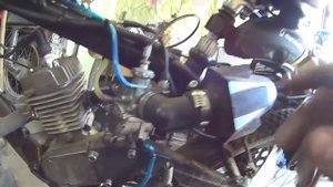 крепление карбюратора от suzuki на веломотор