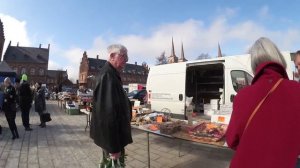 Жизнь в Дании: Кафедральный собор в Роскилле и главная площадь. Roskilde Cathedral.