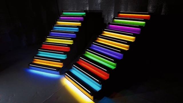 Подсветка ступеней | Подсветка лестниц | Кинолед RGB