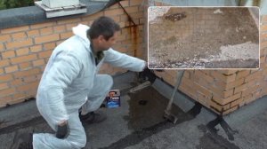 Применение материала Жидкая кровля быстрый ремонт