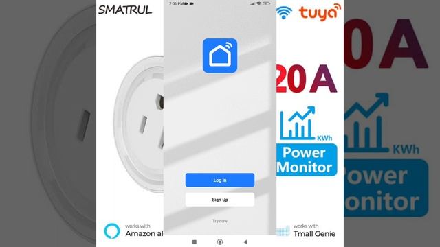 SMATRUL smart socket Power Monitor 20A смотреть онлайн