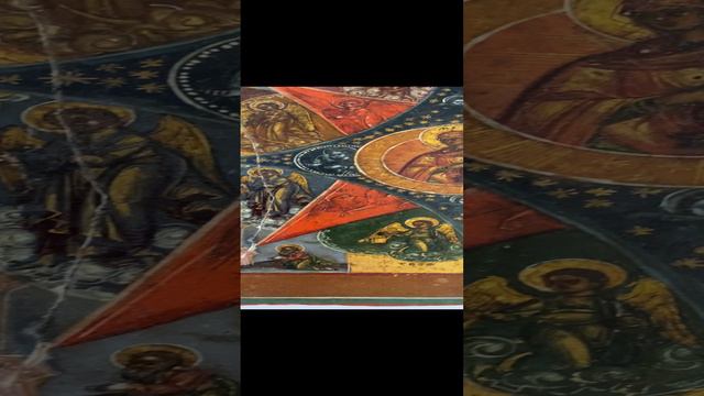 Икона Неопалимая Купина - Палех 19 век