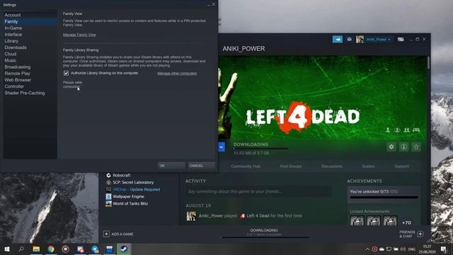 Family Sharing Steam. Как создать семейный доступ в Steam? смотреть онлайн