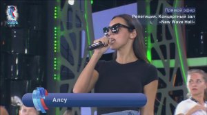 Алсу на репетиции открытия Новой волны 2018