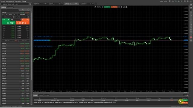 cTrader. Изучаем терминал. Как купить валюту. 01