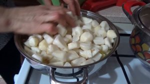 Cалат из топинамбур / Yer elması yemeği.Как приготовить земляную грушу?