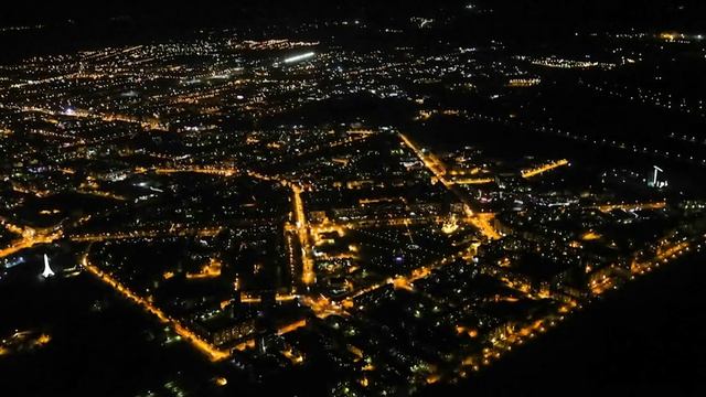 Ночной полет над Абаканом на вертолете Robinson R44 Raven II))) смотреть онлайн