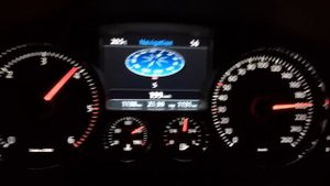 VW Phaeton 3.0 TDI 0-100 and 0-200 km/h speed