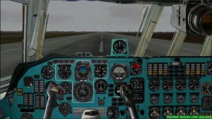 Ил-76МД посадка FS2004