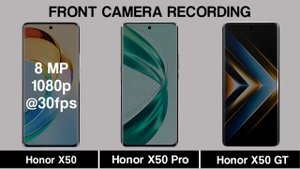 Honor X50 Vs Honor X50 Pro Vs Honor X50 GT