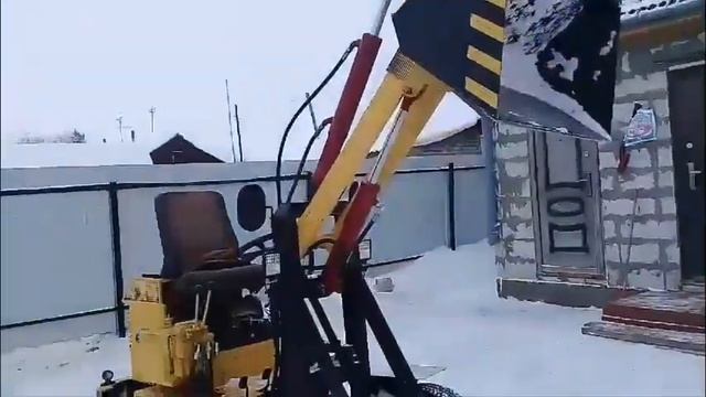 Самодельный погрузчик переломка смотреть онлайн