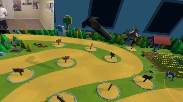 FUN VR TOWER DEFENSE! Castle Must Be Mine HTC Vive Gamplay смотреть онлайн