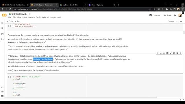 PYTHON lecture 6 | Datatypes in Python | number , string , set , list , tuple , dictionary |