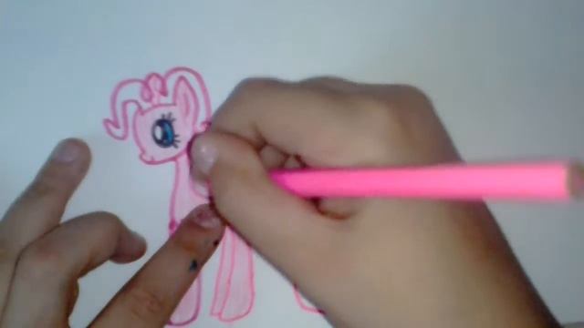 Как нарисовать пони Пинки Пай ??? часть 2 смотреть онлайн