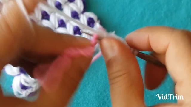 Tohumlu Laleler Lif ve Bebek Battaniyesi Modeli