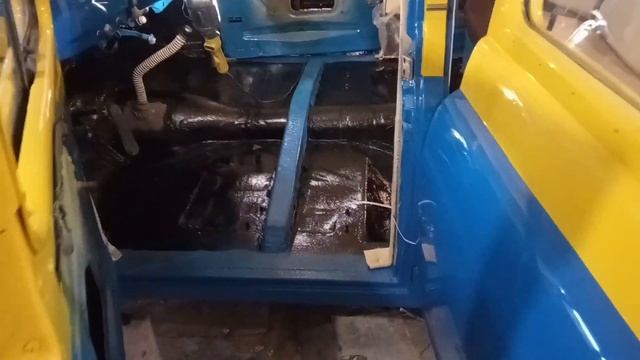 #22 Газ М 20 Победа Обработка и утепление пола салона смотреть онлайн