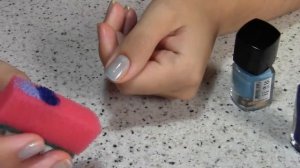 Как сделать градиентный маникюр с помощью губки