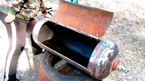 поделка из газового баллона