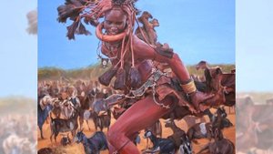 САМЫЕ КРАСИВЫЕ ЖЕНЩИНЫ АФРИКИ / ПЛЕМЯ ХИМБА Описание картины "Асасе Афуа"  художник Наталья Резанов