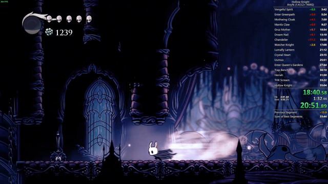 Hollow Knight Any% 1.4.3.2+ NMG in 34:17 смотреть онлайн