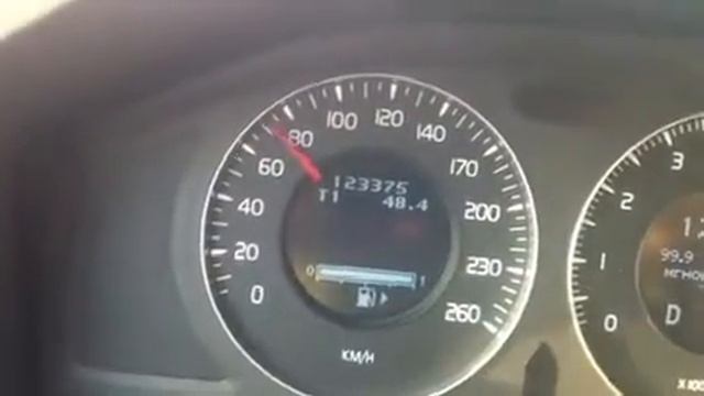 Volvo S80II 2.5T BSR 0~100 km/h смотреть онлайн