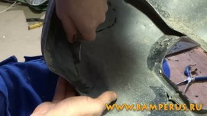 ремонт бампера Нива Шевроле - repair bumper Chevrolet Niva. Lesson