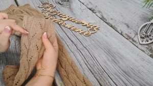 Готовая работа. Ажурные гетры спицами . Обзор на изделие.