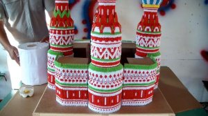 Храм Василия Блаженного | #36. Оригами. Модульное оригами храм Василия Блаженного схема сборки