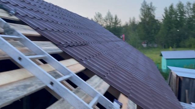 Замена крыши с Шифера на Металлочерепицу смотреть онлайн