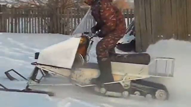 Самодельный снегоход смотреть онлайн