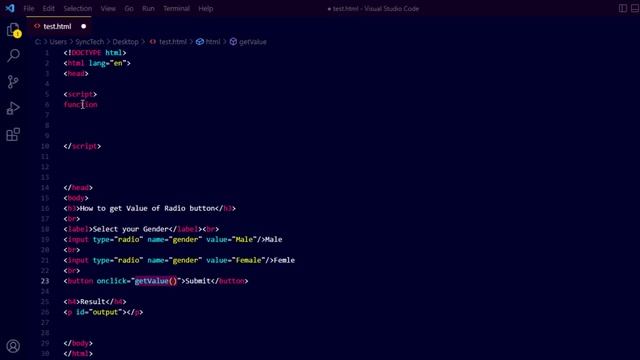 How to get value of a radio button in javascript | Radio button value in JavaScript смотреть онлайн