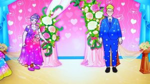 [🐾paper diy🐾] Poor vs Rich Rapunzel Mother and Daughter Family #Rapunzel Compilation 놀이 종이