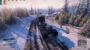 SnowRunner : Oil Tank Delivery Task with Modded Truck in Snowrunner