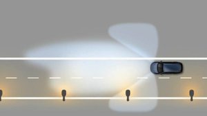 Работа системы светодиодных LED матричных фар на автомобиле Opel Insignia B