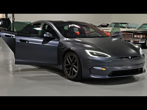 2022 Тесла Model S Long Range - Детали экстерьера и интерьера