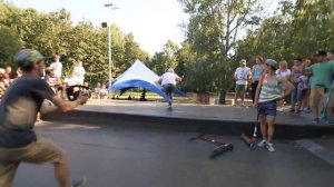 Петя Бондарь финальный трюк RSC 2014 \ Scootering