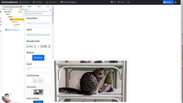 How to add offcanvas element in Bootstrap 5 builder смотреть онлайн