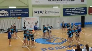 Cheerleading. Чир спорт. Команда Sunrise.