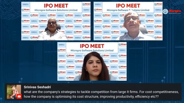 IPO Meet - Micropro Software Solution Limited смотреть онлайн