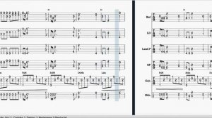 Partitura en tablatura de Lonely Shepherd