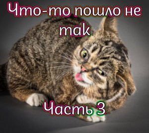 Что-то пошло не так - часть 3