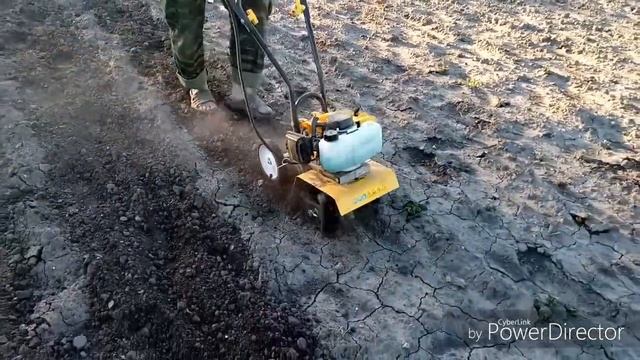 Прополка Картошки МиниМотоКультиватором CHAMPION GC 252 смотреть онлайн