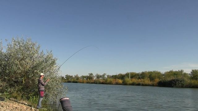 Удочка с Алиэкспресс. Обзор бюджетного махового удилища 5.4 метра 28 класса. смотреть онлайн