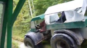 Вездеход с двигателем ОКА на колёсах ТРЭКОЛ