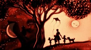 Иванова Анна - песочная анимация. Подарок маме на День Рождения  Песочная анимация Sand Art