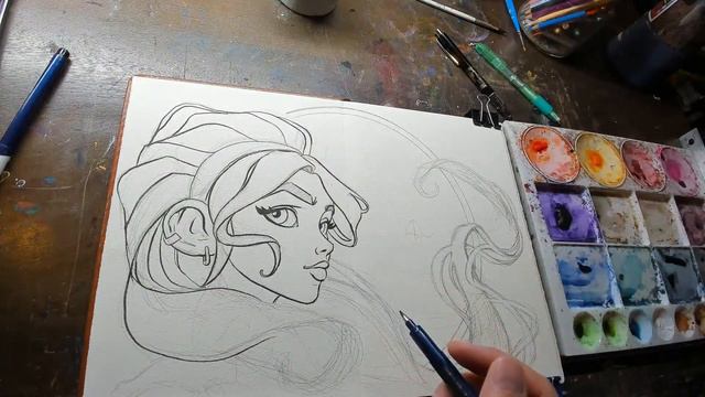 Trying out Etchr Labs Perfect Sketchbook (Cold Press) смотреть онлайн