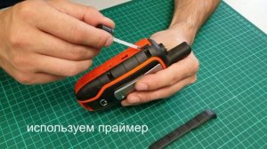 Замена поврежденной резиновой кнопки питания Garmin Alpha 100