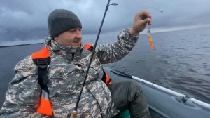 Рыбалка на Сямозере. Ловим судака. Троллинг .